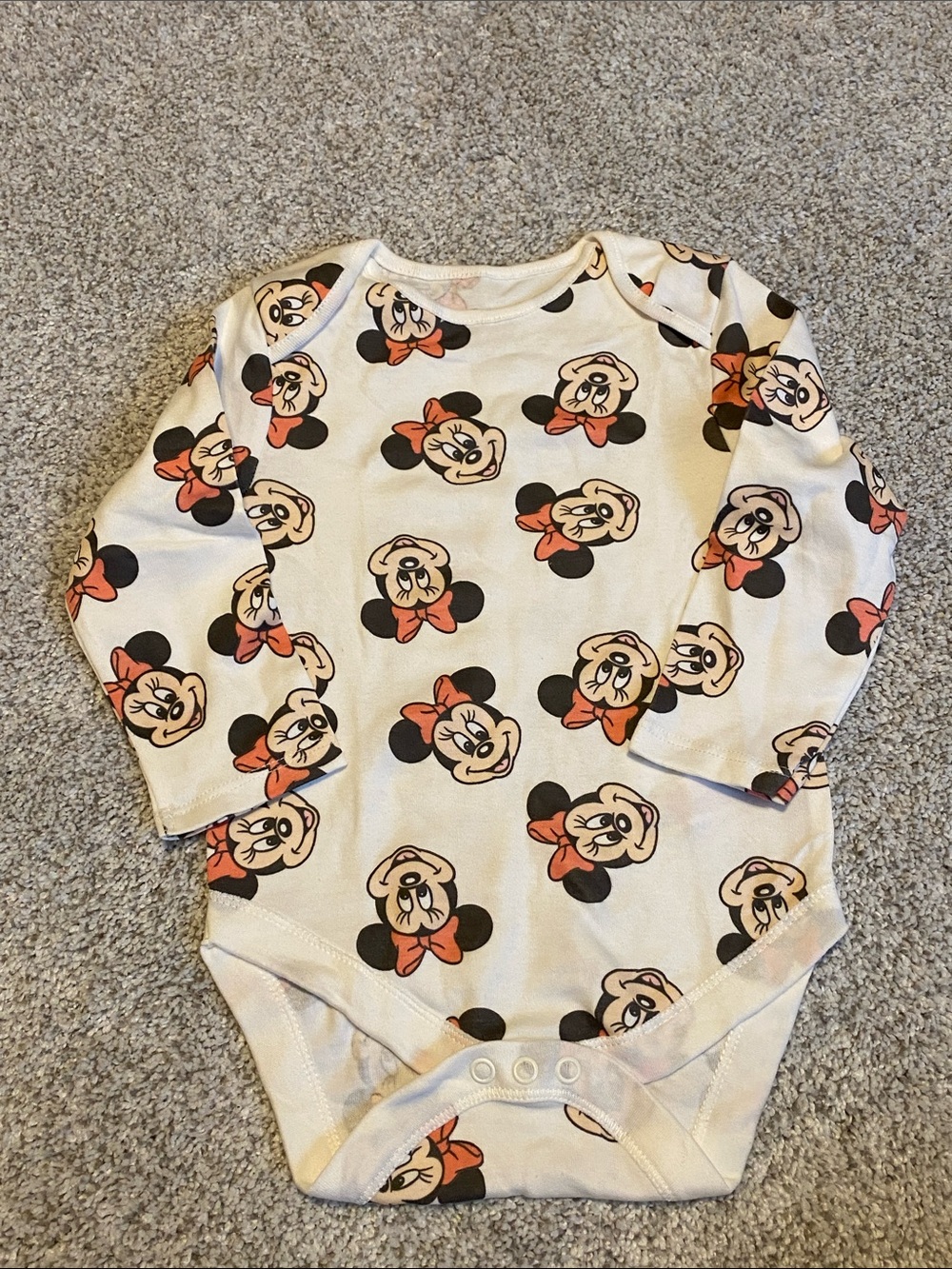 Disney baby primark girl long sleeve onesie 12-18 months